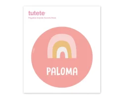 Discount Pegatina Grande Arcoíris Rosa para Caja Almuerzo Etiquetas Personalizadas|Cajas De Almuerzo