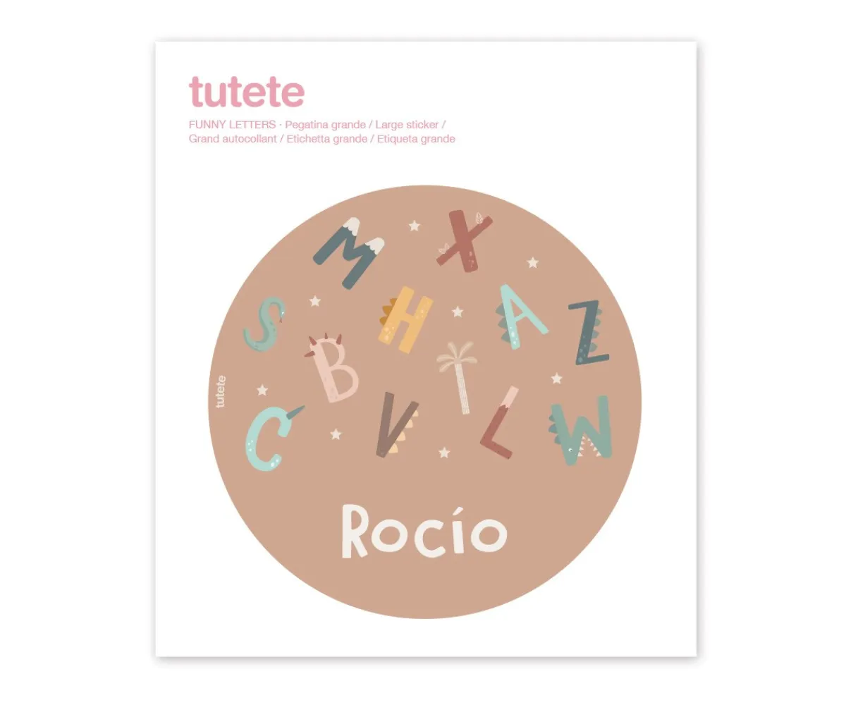 Discount Pegatina Grande Funny Letters para Caja Almuerzo Colecciones Vuelta Al Cole|Cajas De Almuerzo