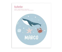 New Pegatina Grande Ocean para Caja Almuerzo Colecciones Vuelta Al Cole|Cajas De Almuerzo