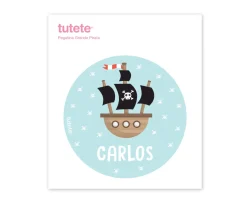 Discount Pegatina Grande Pirata para Caja Almuerzo Etiquetas Personalizadas|Cajas De Almuerzo