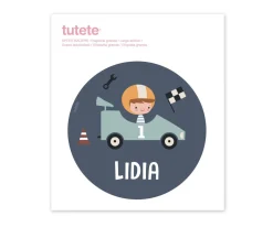 New Pegatina Grande Speed Racers para Caja Almuerzo Etiquetas Personalizadas|Colecciones Vuelta Al Cole