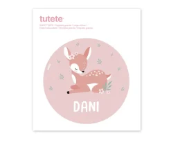 Discount Pegatina Grande Sweet Deer para Caja Almuerzo Colecciones Vuelta Al Cole|Etiquetas Personalizadas