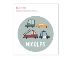 Online Pegatina Grande Vintage Cars para Caja Almuerzo Cajas De Almuerzo|Etiquetas Personalizadas