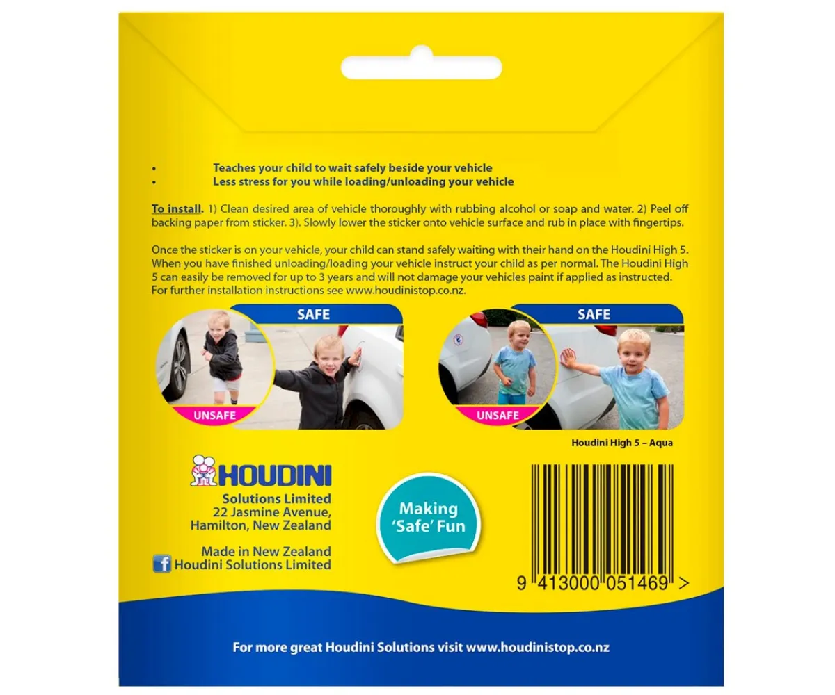 Seguridad Niños Coche^Houdini Pegatina High 5 Seguridad Niños Coche