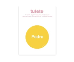 Online Pegatina Pequeña Amarilla para Botella Colecciones Vuelta Al Cole|Etiquetas Personalizadas