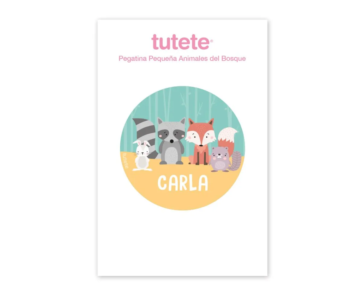 Online Pegatina Pequeña Animales de Bosque para Botella y Cajas Almuerzo Botellas Para Personalizar|Etiquetas Personalizadas