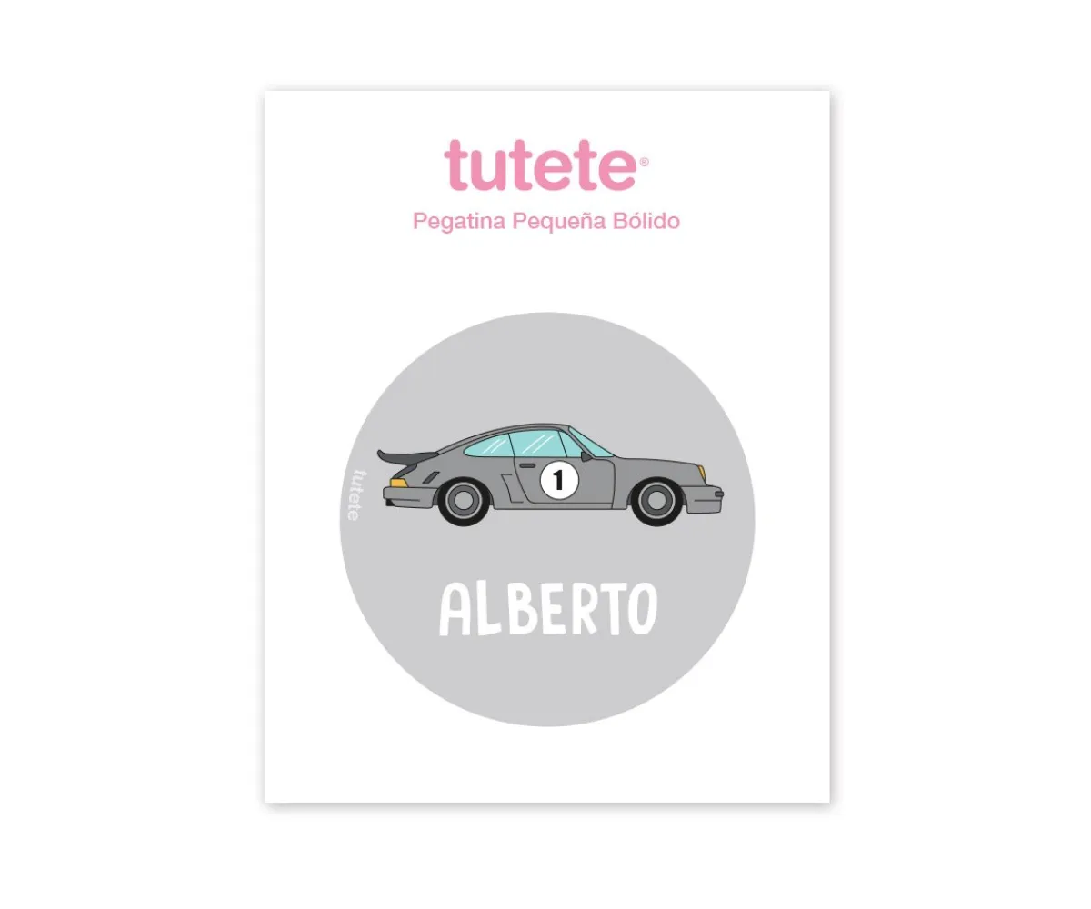 Best Pegatina Pequeña Bólido para Botella y Cajas Almuerzo Colecciones Vuelta Al Cole|Botellas Para Personalizar