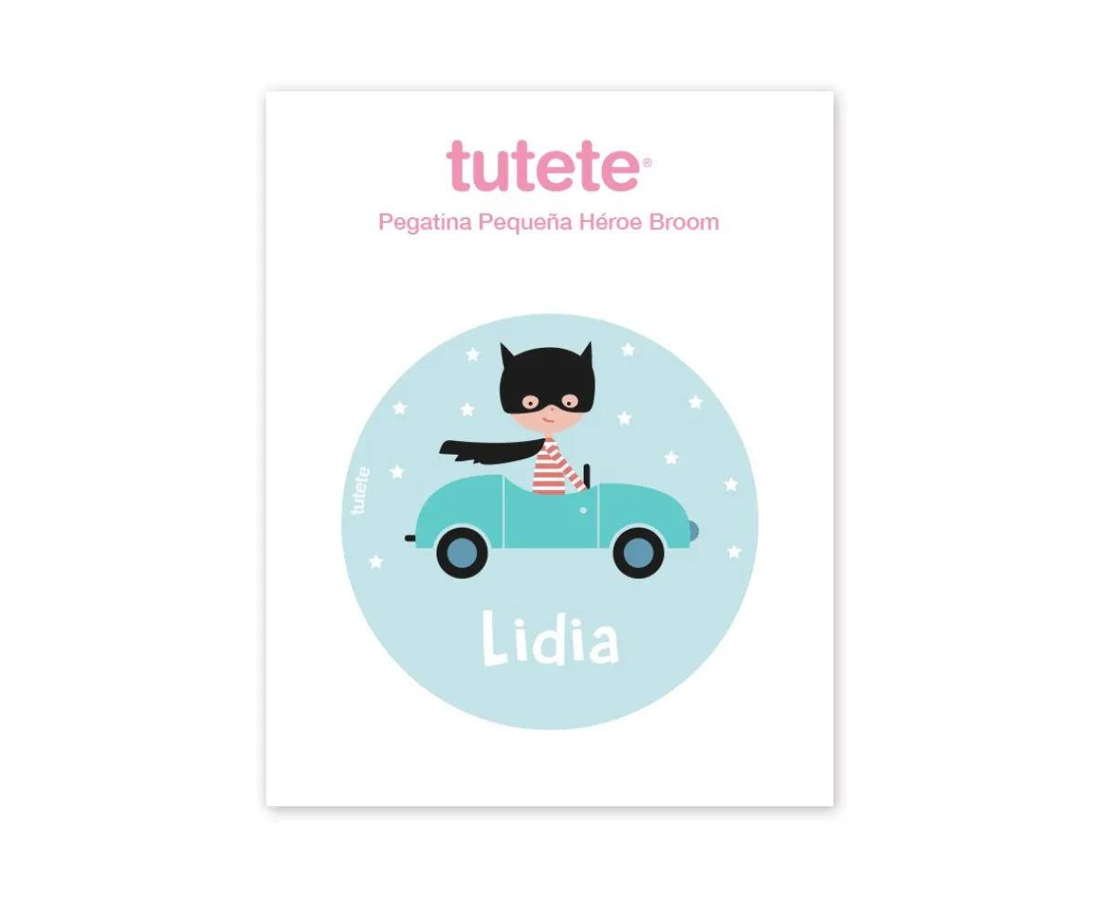 Hot Pegatina Pequeña Héroe Broom para Botella y Cajas Almuerzo Etiquetas Personalizadas|Colecciones Vuelta Al Cole