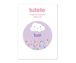 New Pegatina Pequeña Nube Lila Cajas De Almuerzo|Etiquetas Personalizadas