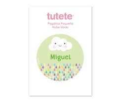 Cajas De Almuerzo^Tutete Pegatina Pequeña Nube Verde