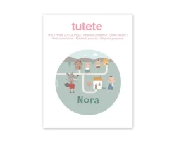 Discount Pegatina Pequeña The Three Little Pigs para Botella y Cajas Almuerzo Botellas Para Personalizar|Colecciones Vuelta Al Cole