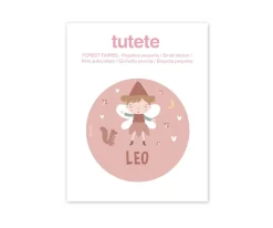 Colecciones Vuelta Al Cole^Tutete Pegatina Pequeña Wild Fairies para Botella y Cajas Almuerzo