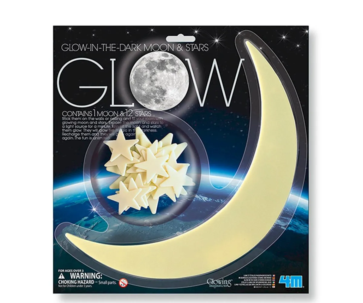 Best Pegatinas Fluorescentes Luna y Estrellitas Niños Juguetes Niños 3 Años|Juguetes Niños 5 Años