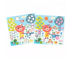 Hot Pegatinas Geométricas Niños Juguetes De Viaje|Manualidades Para Niños