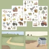 Sale Pegatinas para Ventana Little Farm Niños Manualidades Para Niños|Decoración Pared Infantil