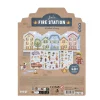 Manualidades Para Niños^Little Dutch Pegatinas Reutilizables Bomberos
