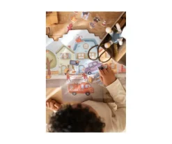 Manualidades Para Niños^Little Dutch Pegatinas Reutilizables Bomberos