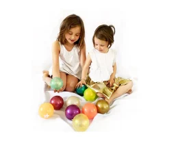 Hot Pelota Glitter Azul 10 cm Niños Juguetes Para Niños De 18 Meses|Juguetes Niños 4 Años
