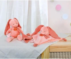 Online Peluche Conejo con Mini Doudou Terracota Personalizable Niños Juguetes Bebé 6 Meses|Juguetes Para Niños De Un Año