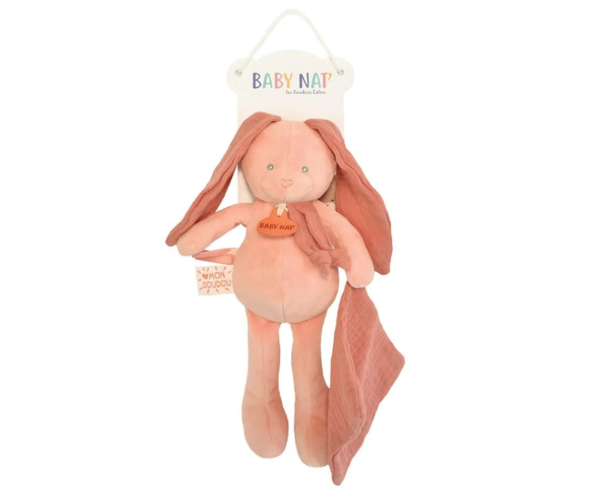 Online Peluche Conejo con Mini Doudou Terracota Personalizable Niños Juguetes Bebé 6 Meses|Juguetes Para Niños De Un Año
