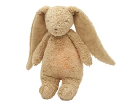 Peluche Luz-Sonido Conejo Orgánico 2.0 Cappuccino Personalizable Niños Juguetes Para Niños De Un Año|Regalos Para Bebés