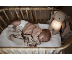 Sale Peluche Luz-Sonido Oso Orgánico 2.0 Grey Regalos Para Bebés|Juguetes Para Recién Nacidos