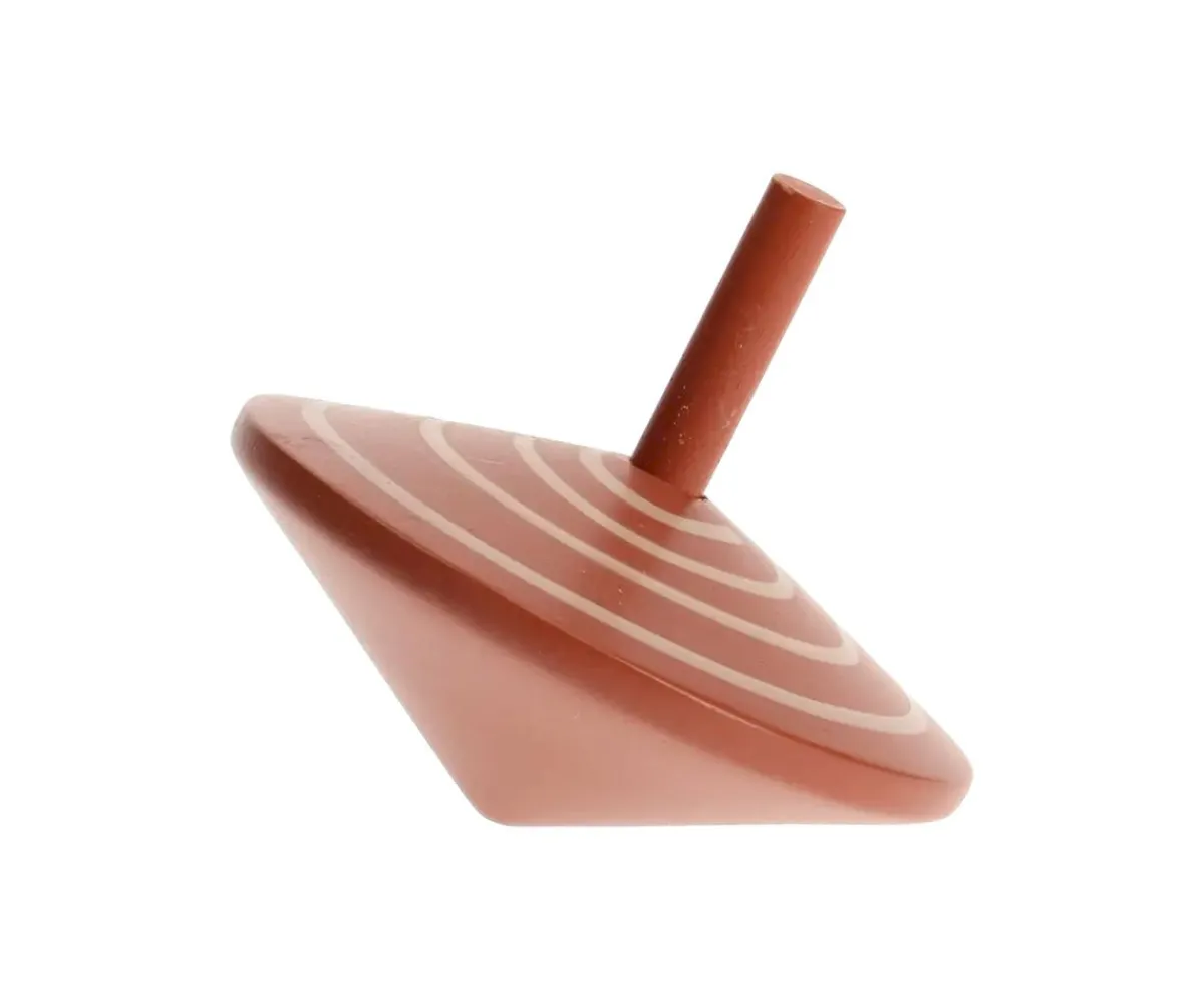 Sale Peonza de Madera Espiral Marrón Oscuro Niños Juguetes Niños 4 Años|Juguetes Más Recomendados