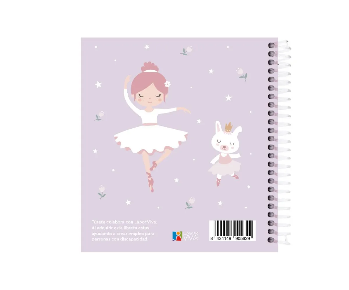 Colecciones Vuelta Al Cole^Tutete Pequeña Agenda Guardería Personalizable Ballet