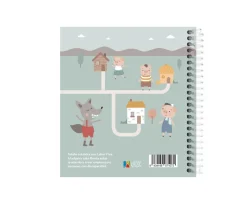 Colecciones Vuelta Al Cole^Tutete Pequeña Agenda Guardería Personalizable The Three Little Pigs