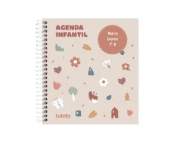 Best Pequeña Agenda Guardería Personalizable Geometric Nature Colecciones Vuelta Al Cole|Material Escolar