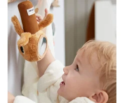 Sonajeros Bebé^Done by Deer Pequeño Sonajero con Espejo Jelly Mostaza