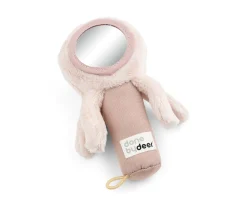 Sonajeros Bebé^Done by Deer Pequeño Sonajero con Espejo Jelly Rosa Empolvado