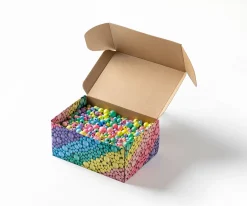 Perlas de Madera Jumbo Mix Pastel 1kg Niños Juguetes Niños + 10 Años|Juguetes Niños 8 Años