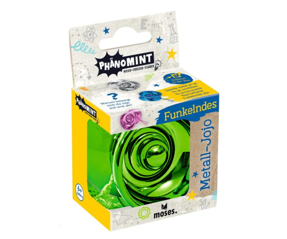Clearance PhänoMINT Yoyó Acero Brillante Verde Niños Juguetes Niños 4 Años|Juguetes Niños 6 Años