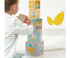 Sale Pirámide Apilable Pure 6 Cubos Niños Juguetes Apilables|Juguetes Para Niños De 18 Meses