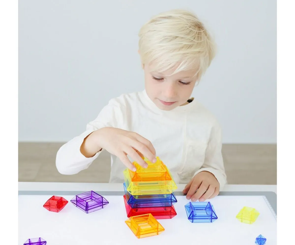 Discount Pirámides Apilables Translúcidas 25 uds Niños Juguetes Niños 5 Años|Juguetes Niños 6 Años