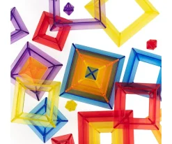 Discount Pirámides Apilables Translúcidas 25 uds Niños Juguetes Niños 5 Años|Juguetes Niños 6 Años