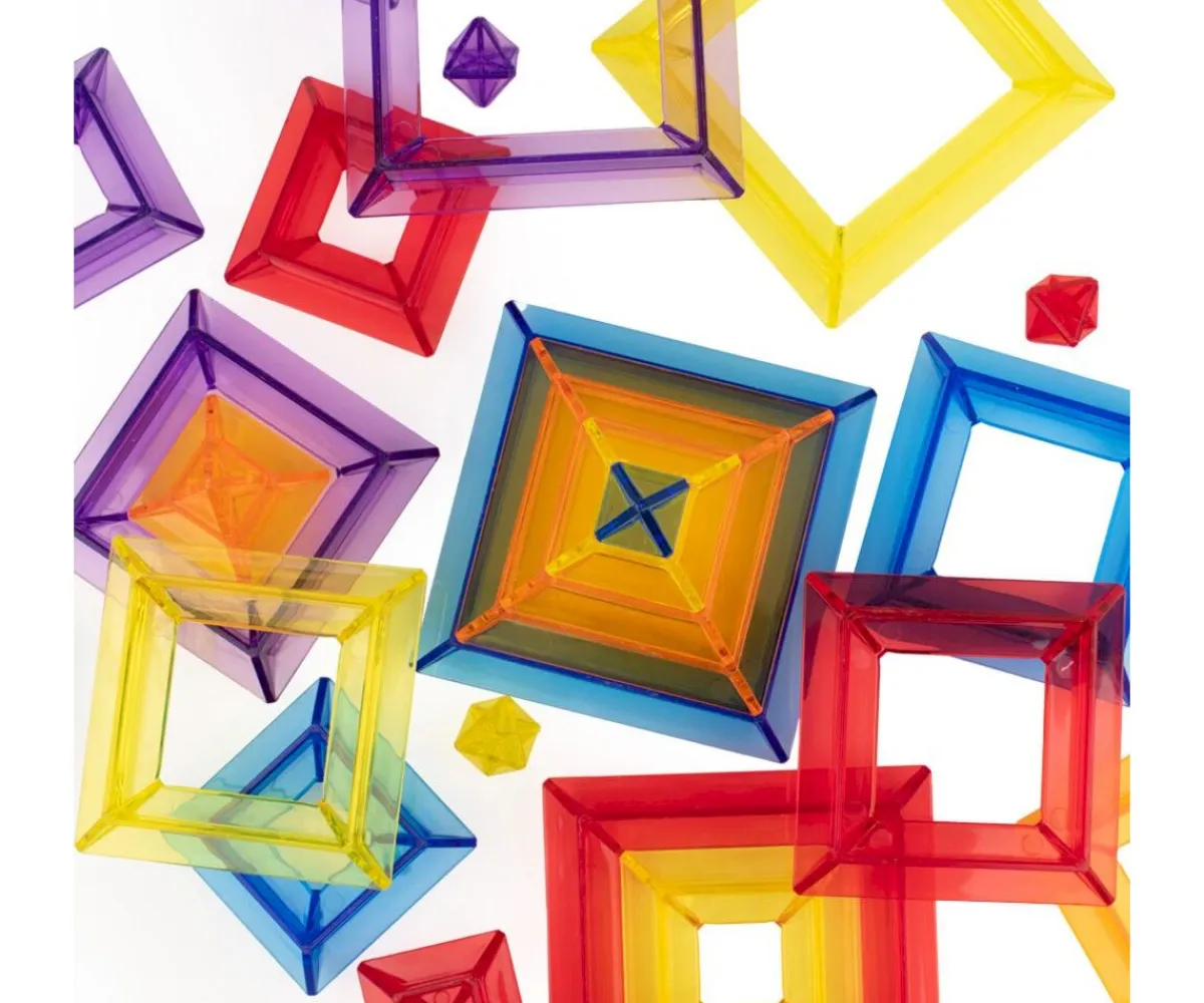 Discount Pirámides Apilables Translúcidas 25 uds Niños Juguetes Niños 5 Años|Juguetes Niños 6 Años