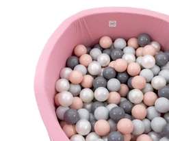 Juguetes Para Niños De Un Año^MiniBe Piscina Bolas para Bebé Cotton Rosa
