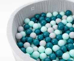 Juguetes Para Niños De Un Año^MiniBe Piscina Bolas Para Bebé Gris Claro. Teal, Gris Claro y Menta