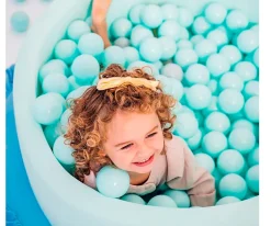 Outlet Piscina Bolas para Bebé Velvet Menta. Bolas Menta Niños Juguetes Para Niños De Un Año|Juguetes Más Recomendados