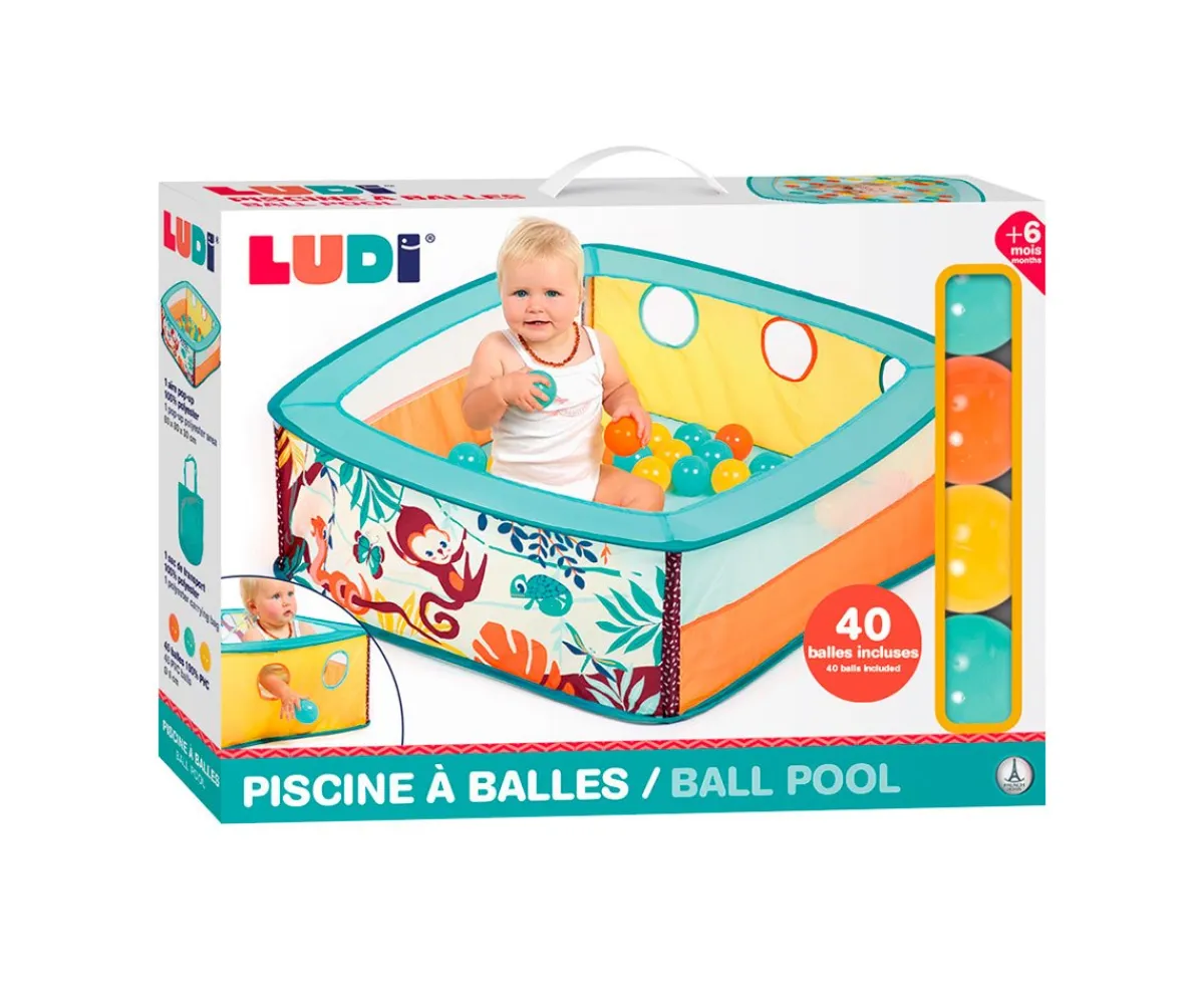 Juguetes Para Niños De Un Año^Ludi Piscina de Bolas Jungla