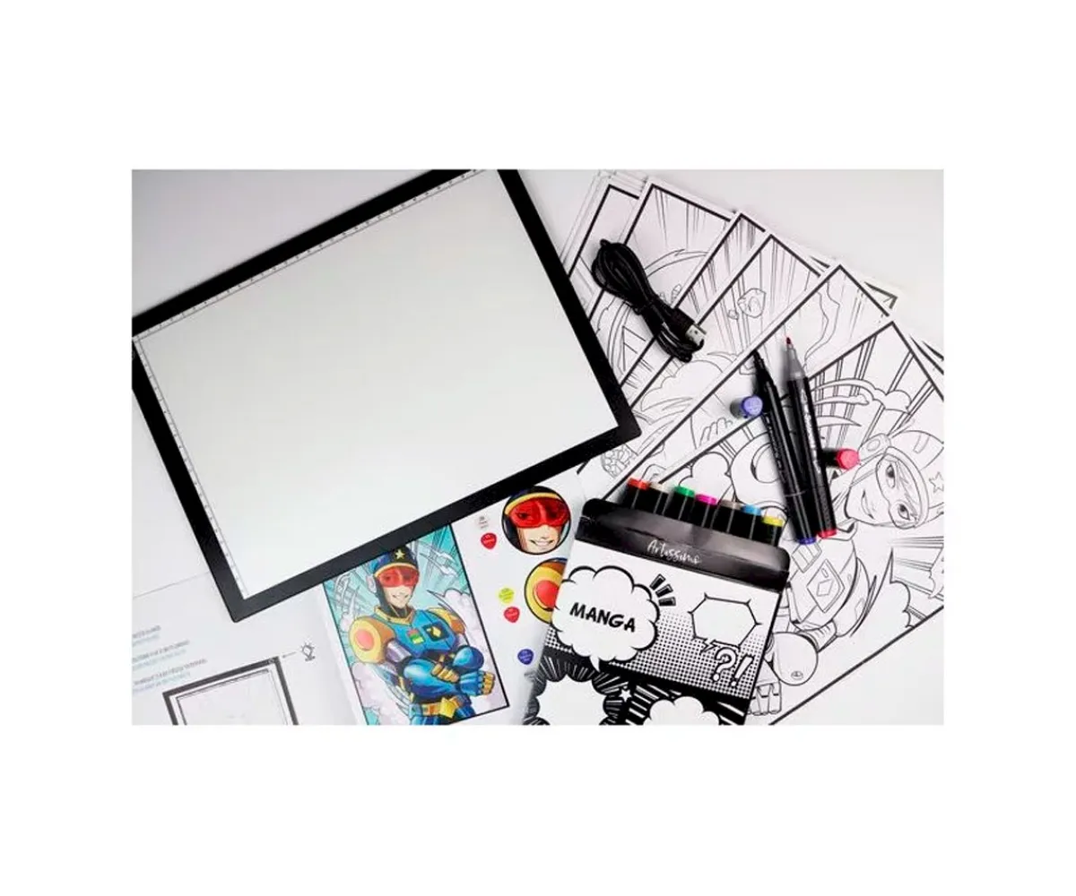 Best Pizarra de Luz Led y Marcadores Manga XXL Niños Últimas Unidades|Manualidades Para Niños