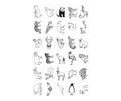 Online Plantillas KidyDraw Mini Animales, Océanos y Piratas Niños Juguetes Niños 7 Años|Juguetes Niños 8 Años