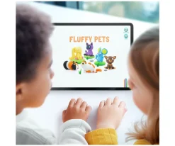 Manualidades Para Niños^Hey Clay Plastilina Interactica Fluffy Pets (15 botes)