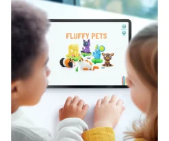 Manualidades Para Niños^Hey Clay Plastilina Interactica Fluffy Pets (15 botes)