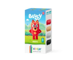 Manualidades Para Niños^Hey Clay Plastilina Interactiva Bluey Rusty (5 colores)