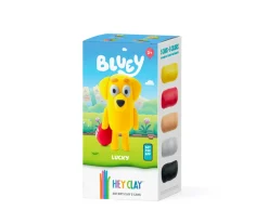 Manualidades Para Niños^Hey Clay Plastilina Interactiva Bluey Lucky (5 colores)