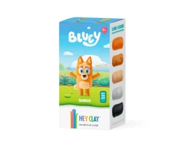 Manualidades Para Niños^Hey Clay Plastilina Interactiva Bluey Bingo (5 colores)