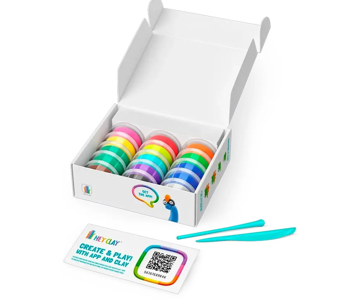 Manualidades Para Niños^Hey Clay Plastilina Interactiva Dinosaurios (15 botes)